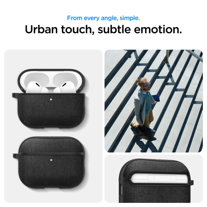Spigen - Spigen Apple Airpods Pro 3 Skal Urban Fit - Svart