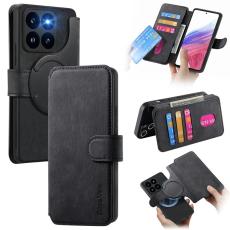 CASENEO - CASENEO MW-03 Xiaomi 14T Pl&aring;nboksfodral Detachable Konstl&auml;der - Svart