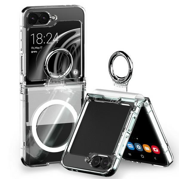 Mercury Galaxy Z Flip 6 Mobilskal MagSafe Pro Ring - Clear | 2353 | AlltMobil
