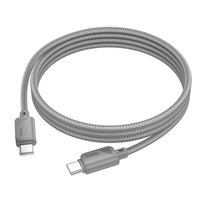 Hoco - HOCO USB-C till USB-C Kabel 3A 60W X113 1 m - Grå