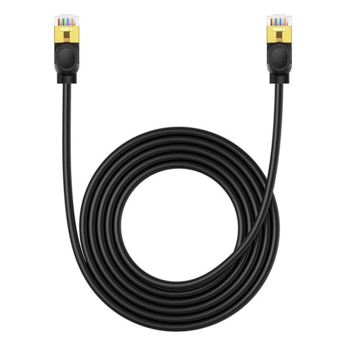 BASEUS - Baseus Nätverkskabel Fast Thin 5m - Svart