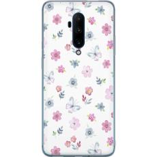 iSecrets - Mobilskal till OnePlus 7T Pro med Blommor och fjärillar