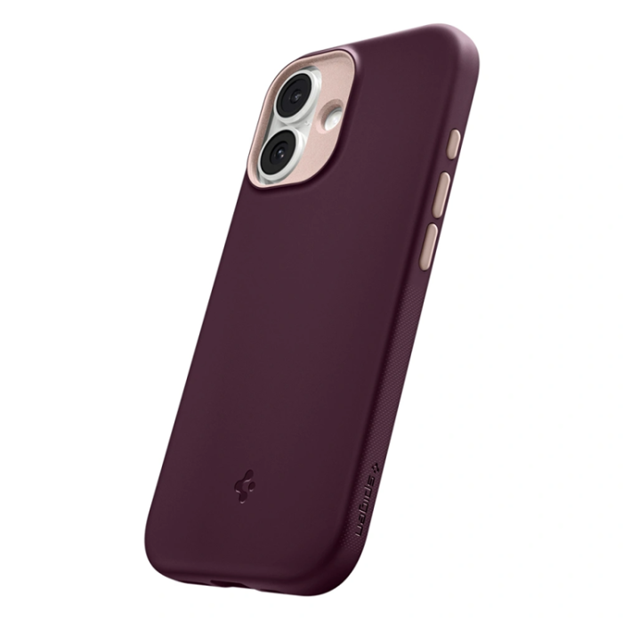 Spigen - Spigen iPhone 17 Mobilskal Magsafe Nano Pop - Burgundy Bean