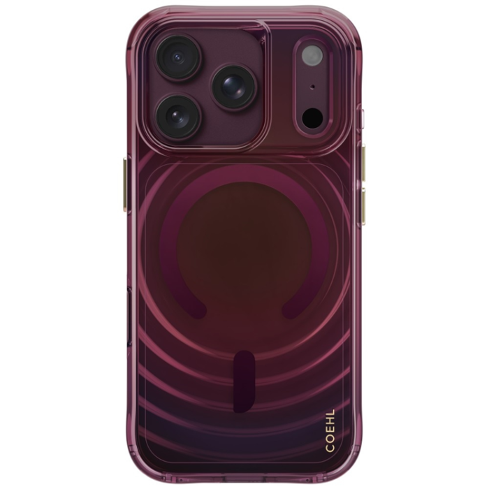 UNIQ - Uniq Mobilskal för iPhone 18 Pro/17 Pro MagSafe Magnetic Coehl Vela - Burgundy