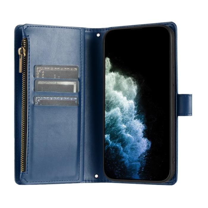 OEM - Oppo Find X9 Pro 5G Plånboksfodral Konstläder Stöd - Blå
