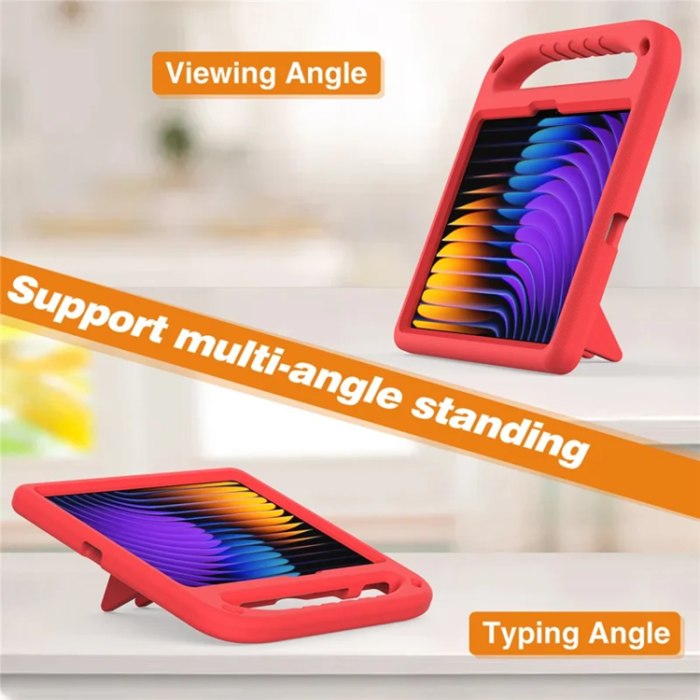 A-One Brand - Xiaomi Pad 7 Pro/Pad 7 Skal EVA Handgrepp Kickstand - Röd