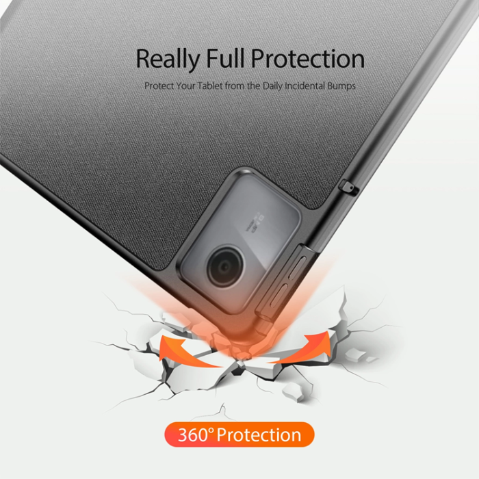 Dux Ducis - Dux Ducis Lenovo Tab M11 Fodral Domo Flip - Svart