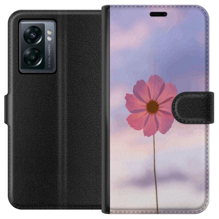 iSecrets - Plånboksfodral till OnePlus Nord N300 med Rosa blomma