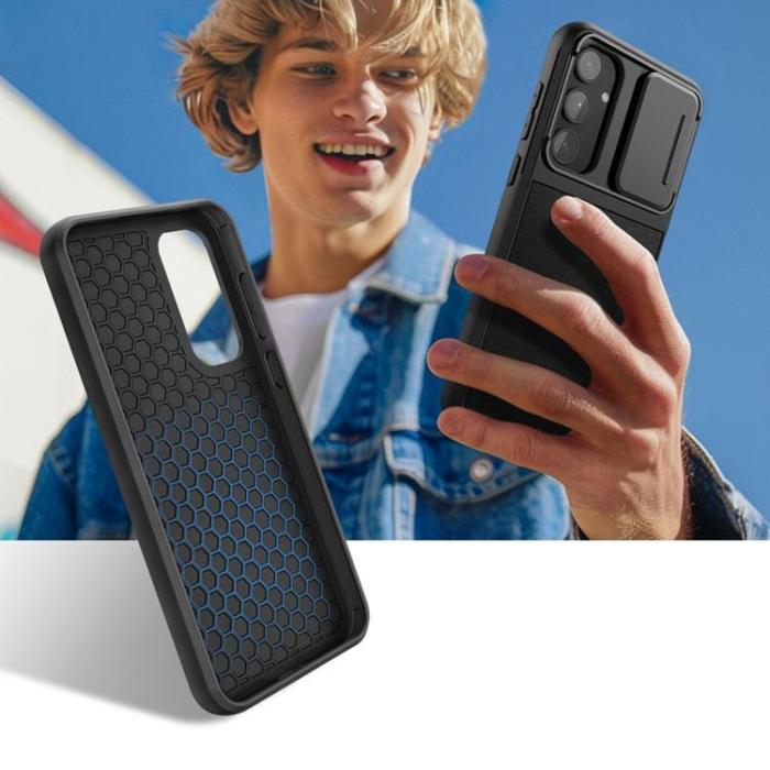 Tech-Protect - Tech-Protect Galaxy A55 5G Mobilskal Velar Cam Plus - Svart