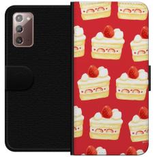 iSecrets - Plånboksfodral till Samsung Galaxy Note20 med Tårta