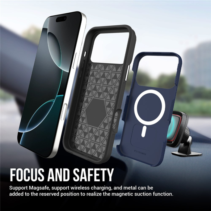 A-One Brand - iPhone 17 Pro Max Mobilskal MagSafe Protective TPU+PC