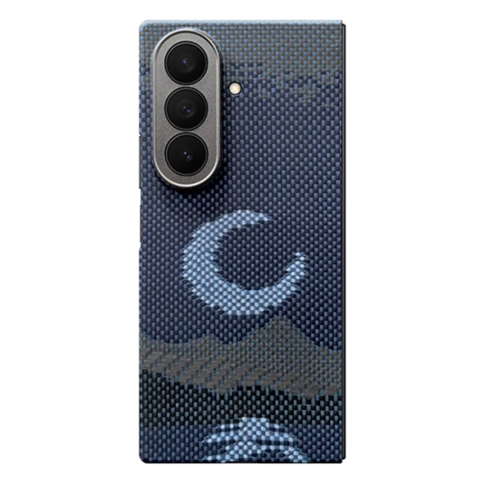 A-One Brand - Galaxy Z Fold 7 5G Mobilskal Magsafe Aramid Fiber - Moon