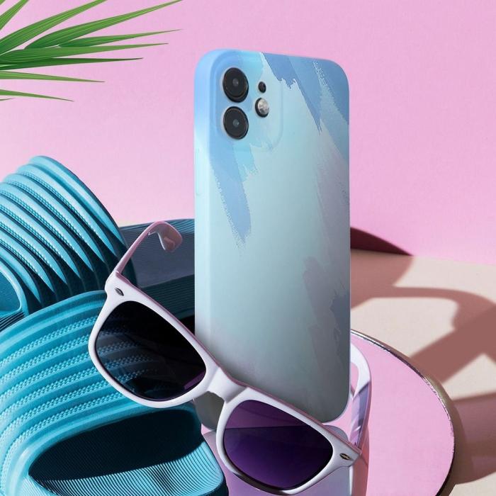 UTGATT - Galaxy S20 FE Skal Forcell Pop design 2 Mjukplast - Blå