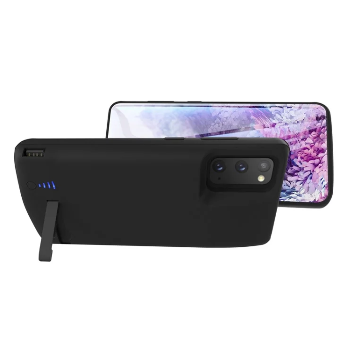 A-One Brand - Galaxy S20 Batteriskal 5000mAh Med Kickstand - Svart