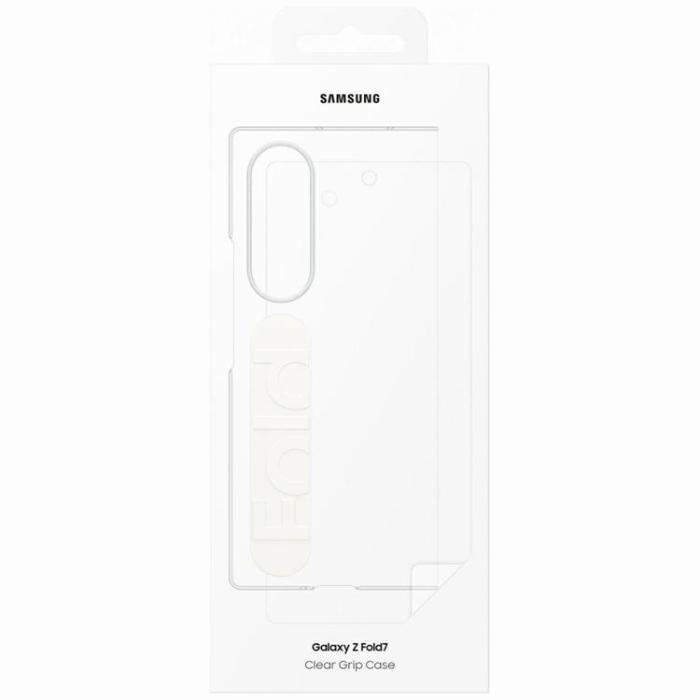 Samsung - Samsung Galaxy Z Fold 7 Mobilskal Clear Grip - Transparent