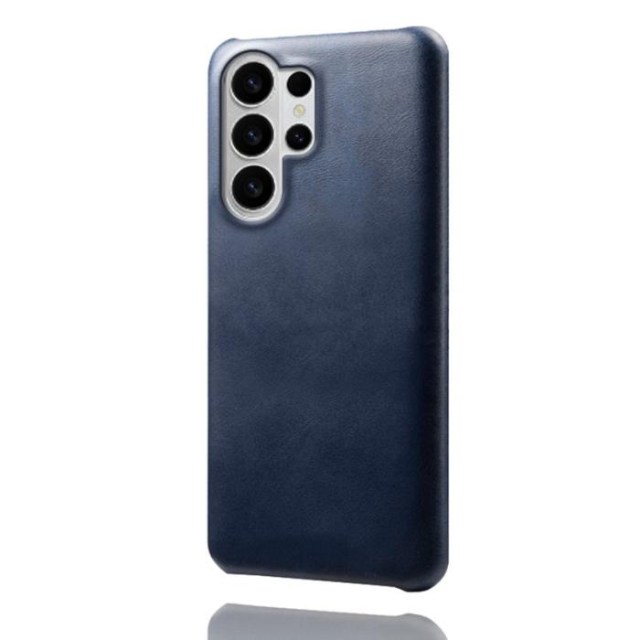 OEM - Samsung Galaxy S26 Ultra Skal PU Läder Hård PC Skydd - Blå