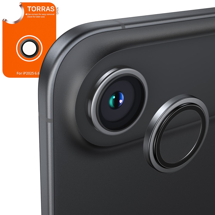 Torras iPhone Air Härdat Glas Kameraskydd - Clear | 5468 | AlltMobil