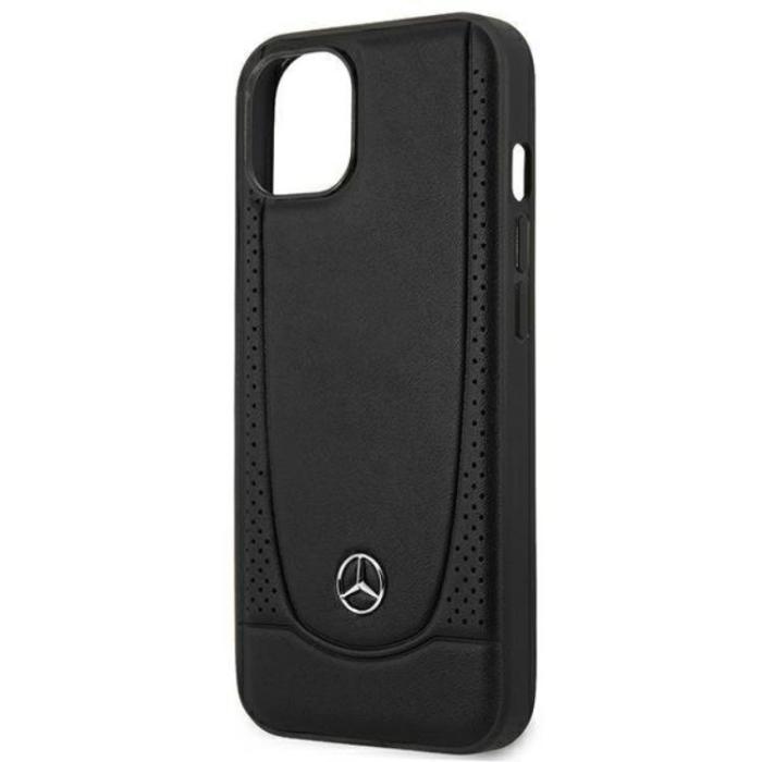 Mercedes - Mercedes iPhone 15 Plus Mobilskal Läder Urban - Svart