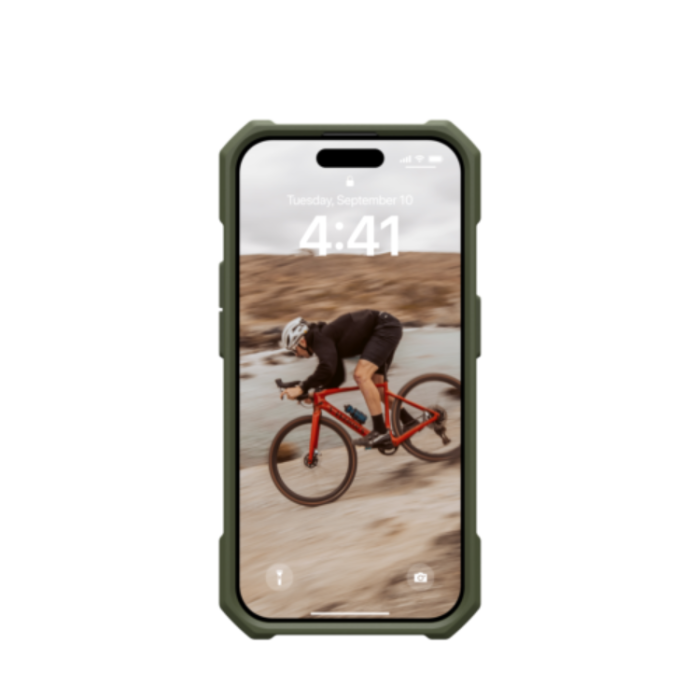 UAG - UAG iPhone 15 Pro Mobilskal Magsafe Essential Armor - Olive Drab