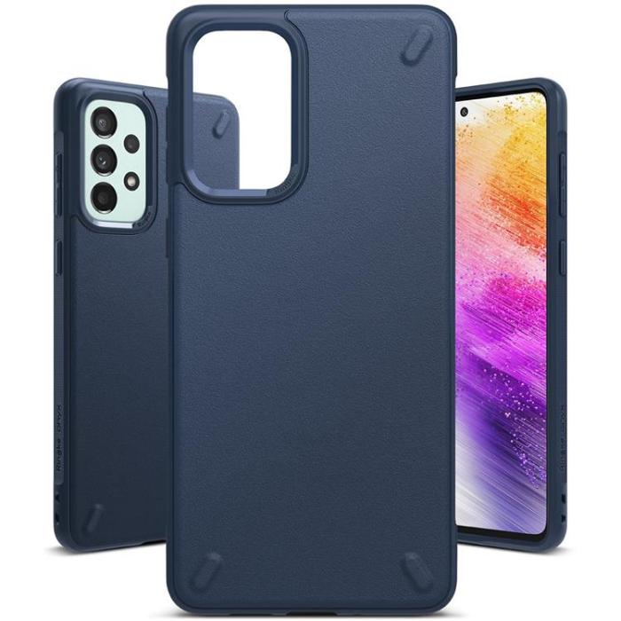 OEM - Ringke Onyx Durable Skal Galaxy A73 - Navy Blå