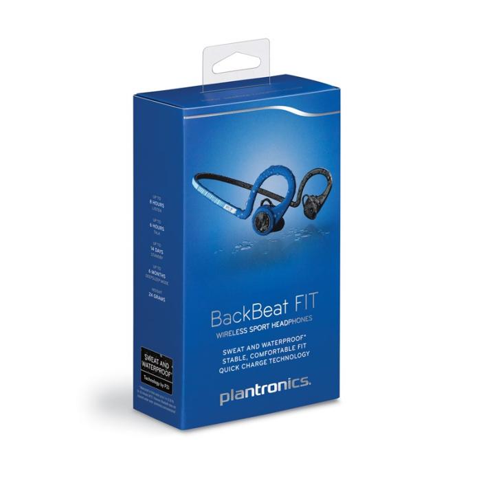 UTGATT5 - PLANTRONICS Backbeat FIT 2017 In-Ear BT Power - Blå