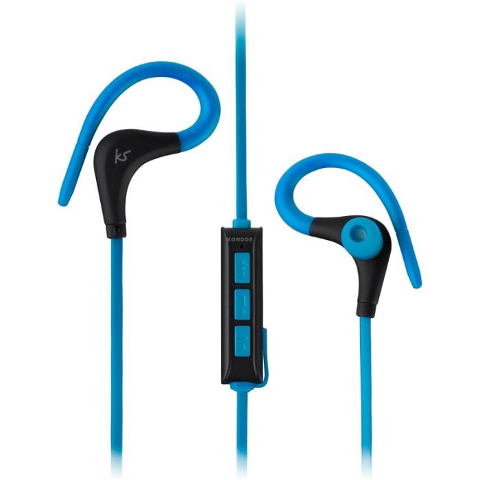 Kitsound - Kitsound Hörlur Race In-Ear Trådlös Mic - Blå