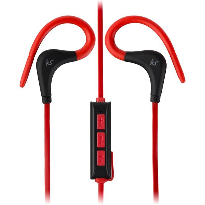 Kitsound - Kitsound Hörlur Race In-Ear Trådlös Mic - Röd