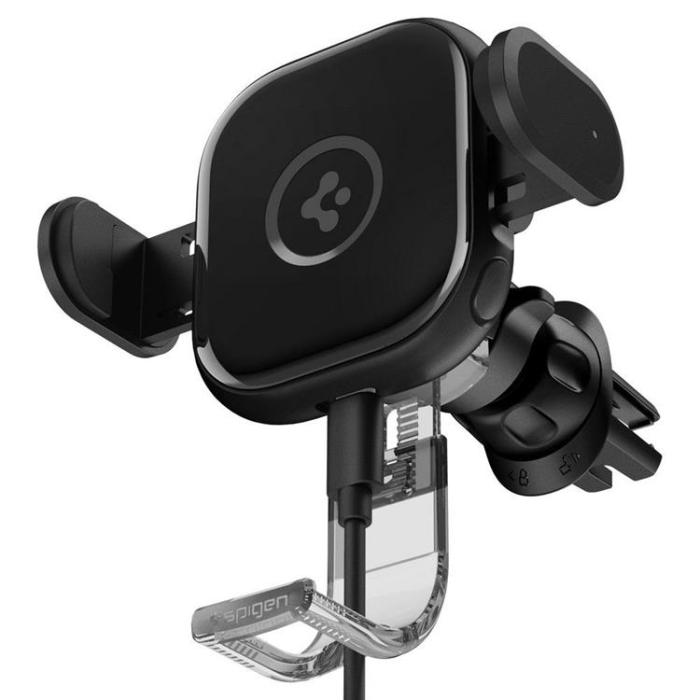 Spigen - Spigen Billhållare Och Billaddare Onetap Universal Ventgaller - Svart
