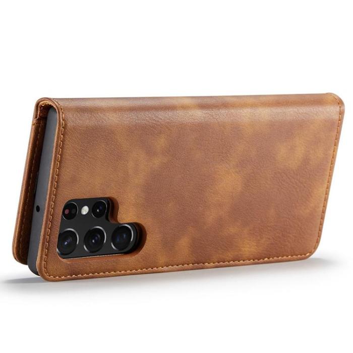 DG.MING - DG.MING 2In1 Detachable Fodral Galaxy S22 Ultra - Brun