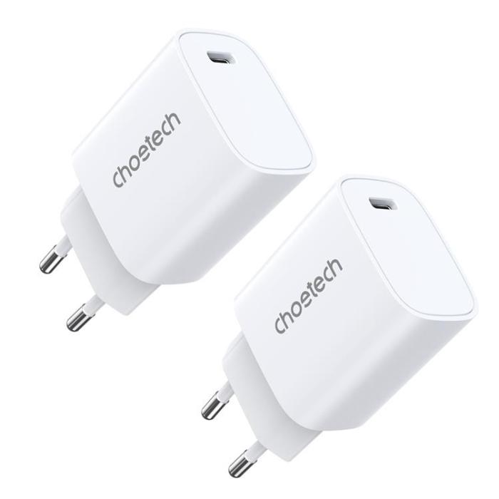 Choetech - Choetech Väggladdare 20W USB-C - Vit