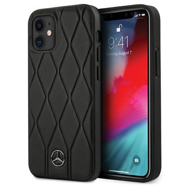 Mercedes Case skal iPhone 12 mini 5.4"""" Wave Line Svart | 2353 | AlltMobil