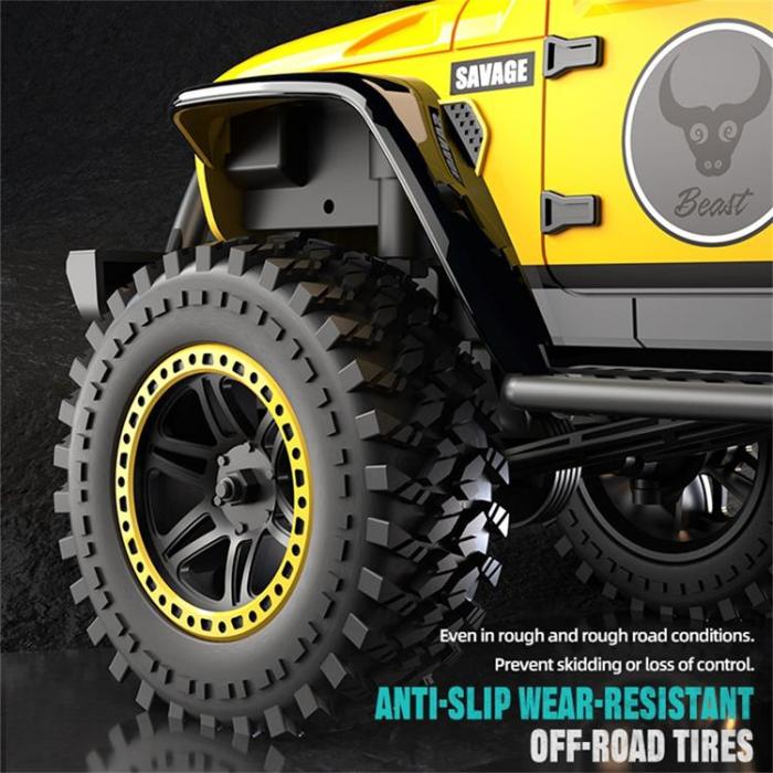 ZLL - ZLL Borstlös Motor 1:20 RC Klätterbil 4WD Med LED-Ljus för Barn (Ålder 4+)