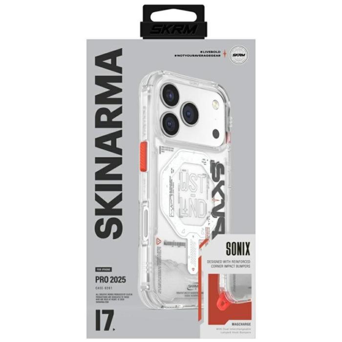 Skinarma - Skinarma iPhone 17 Pro Mobilskal MagSafe Sonix - Transparent