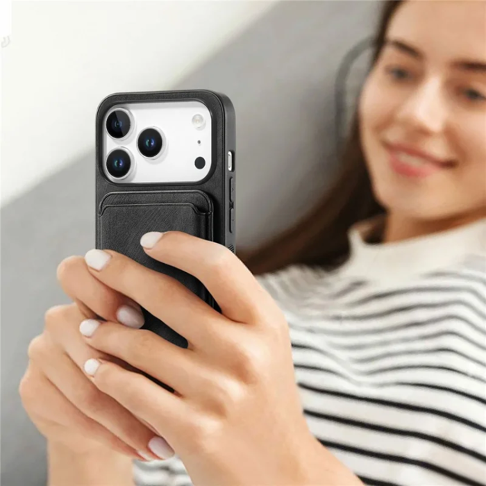 A-One Brand - iPhone 17 Pro Max Mobilskal Retro Detachable - Svart