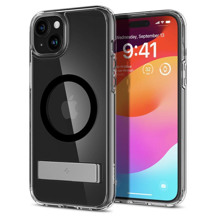 Spigen iPhone 15 Mobilskal Magsafe Ultra Hybrid S - Svart | 2353 | AlltMobil