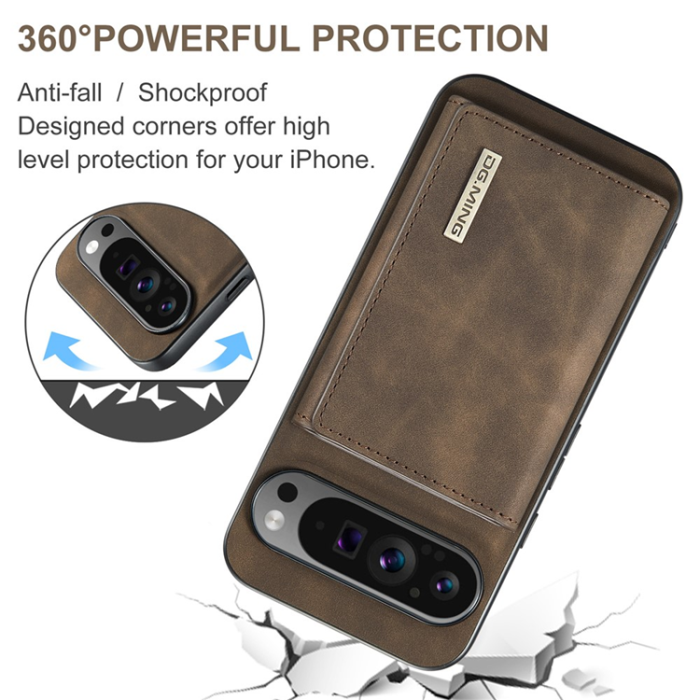 DG.MING - DG.MING Google Pixel 10 Pro XL Plånboksfodral Detatchable M1