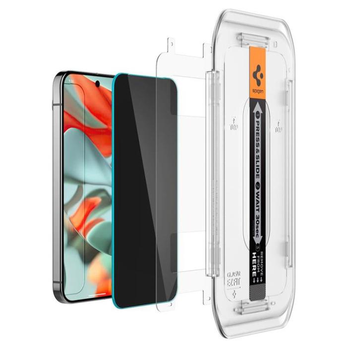 Spigen - Spigen [2-Pack] Google Pixel 9 Pro XL Skärmskydd Härdat Glas EZ-FIT