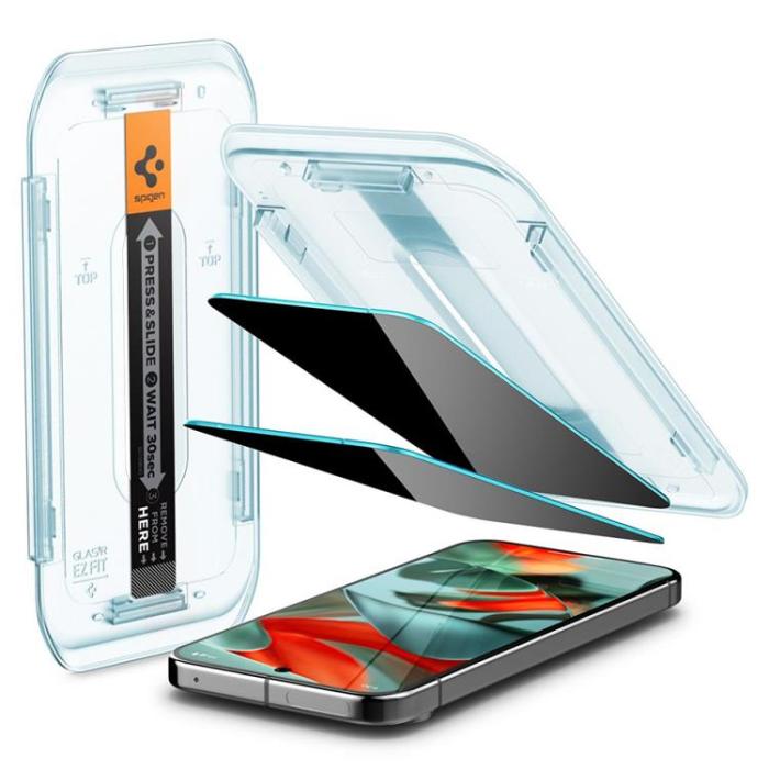 Spigen - Spigen [2-Pack] Google Pixel 9 Pro XL Skärmskydd Härdat Glas EZ-FIT