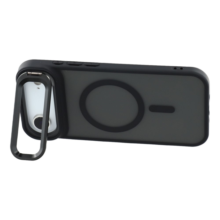 A-One Brand - iPhone Air Mobilskal MagSafe Lins Kickstand - Titansvart