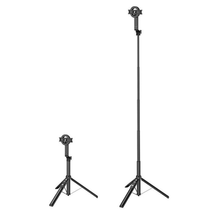 Hoco - Hoco Magnetisk Selfie Stick Bluetooth Tripod med Fjärrkontroll K25 - Svart