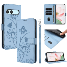 A-One Brand - Sony Xperia 10 VII Plånboksfodral Lotus Imprint - Blå