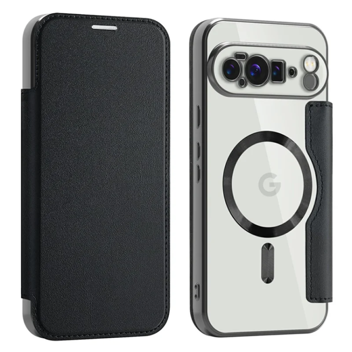 AMORUS - AMORUS Google Pixel 10 Pro XL Plånboksfodral Magsafe RFID - Svart