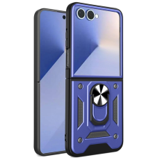 A-One Brand - Galaxy Z Flip 7 Mobilskal Kickstand - Blå