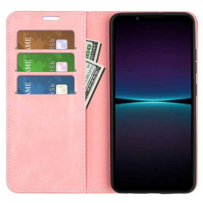 Taltech - Sony Xperia 1 VI Plånboksfodral - Rosa