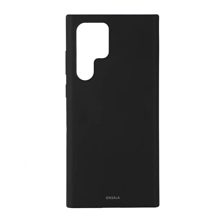 Onsala Silikon Mobilskal Galaxy S22 Ultra - Svart | 2353 | AlltMobil
