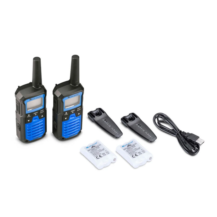 MIDLAND - Midland Walkie Talkie XT50 Pro Svart/Blå