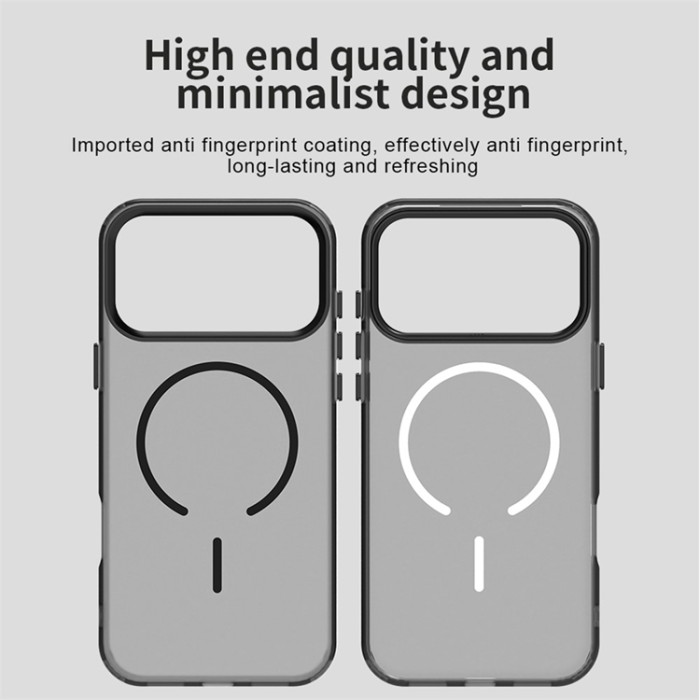 A-One Brand - iPhone 17 Pro Mobilskal MagSafe C-shaped Candy Color - Svart