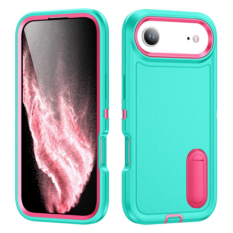 Mobilskal till iPhone Air Kickstand Silikon - ljusgrön/Rosa | 2353 | AlltMobil