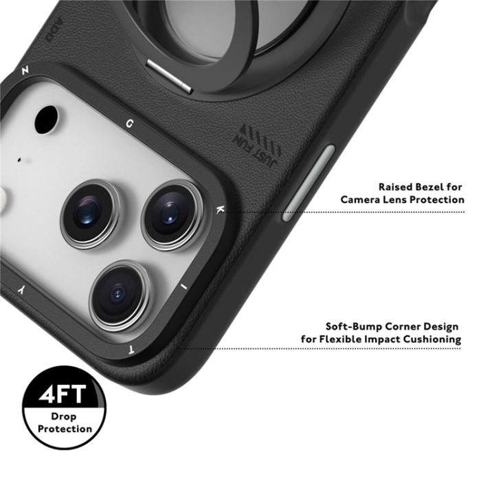 YOUNGKIT - YOUNGKIT iPhone 17 Pro Max Mobilskal Rotating Kickstand - Brun