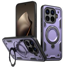N/A - Mobilskal till Xiaomi 15T Pro Milit&auml;rt Skydd Plast Kickstand - Lila
